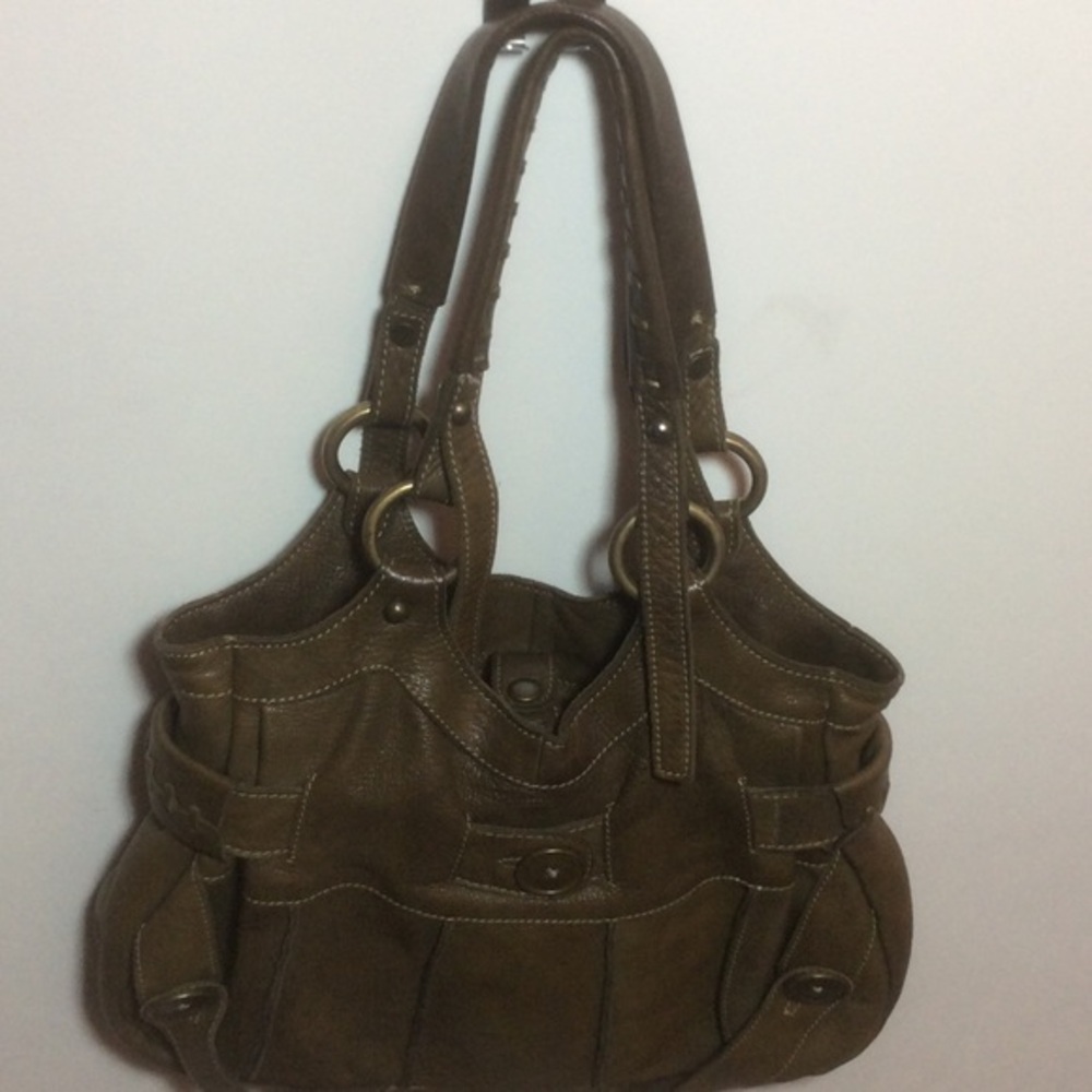 Pre owned Greenish Brown Tano Antho Satchel